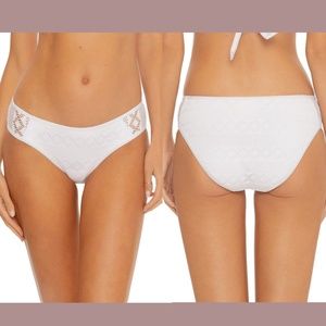 NEW Becca‎ [ Small ] Kennedy Crochet Tab Side Hipster Bikini Bottom